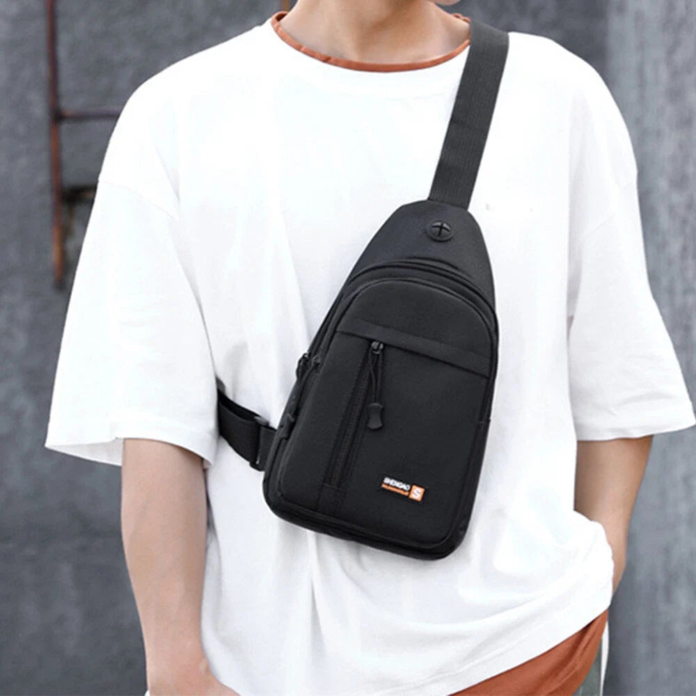 Tactical Sling Bag for Travel Backpack (Black)
