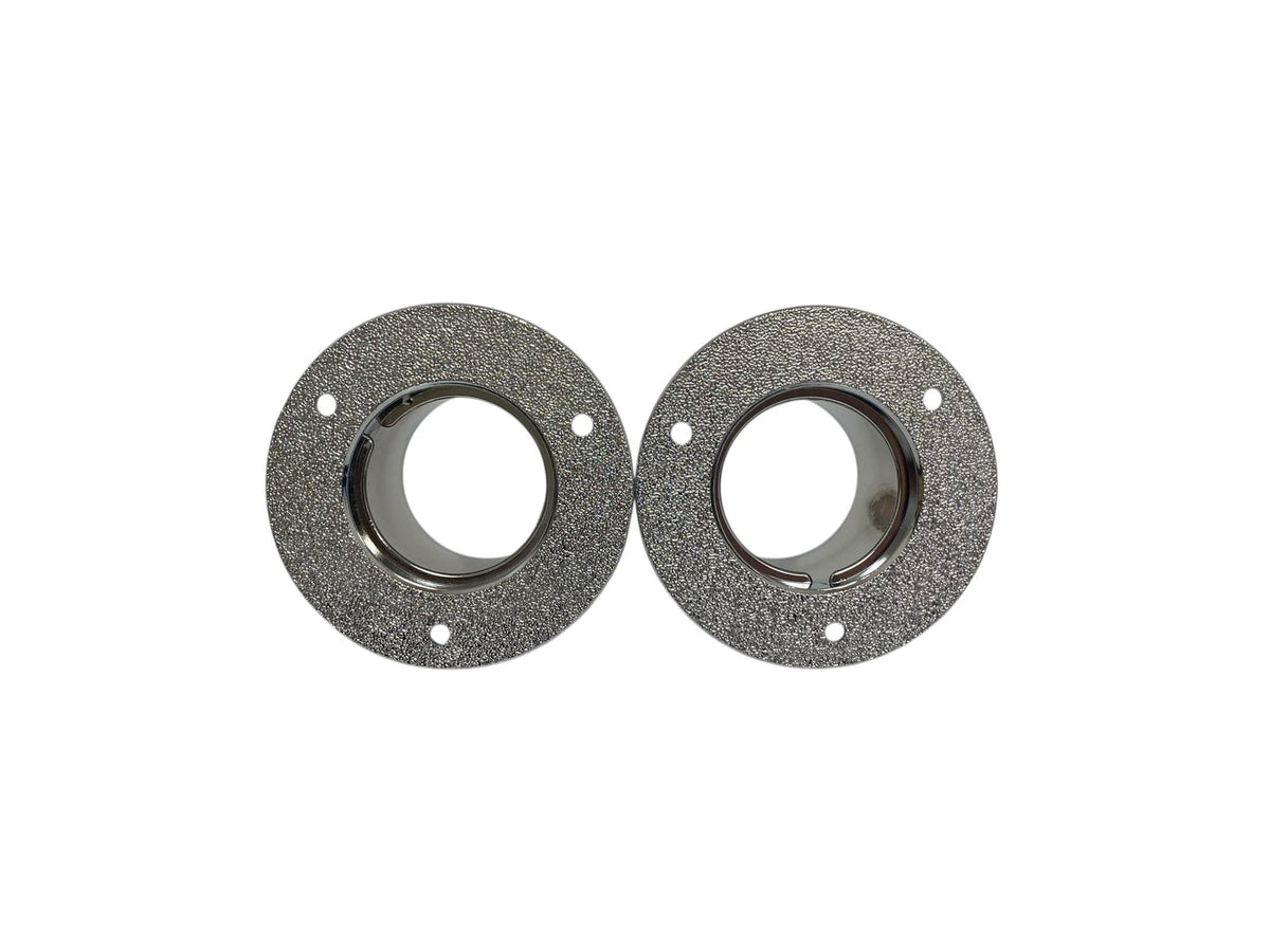 TH Marine RFK1CPDP, Plastic Chrome Plated Rigging Flange for 2.5" Hose - 2 Pack