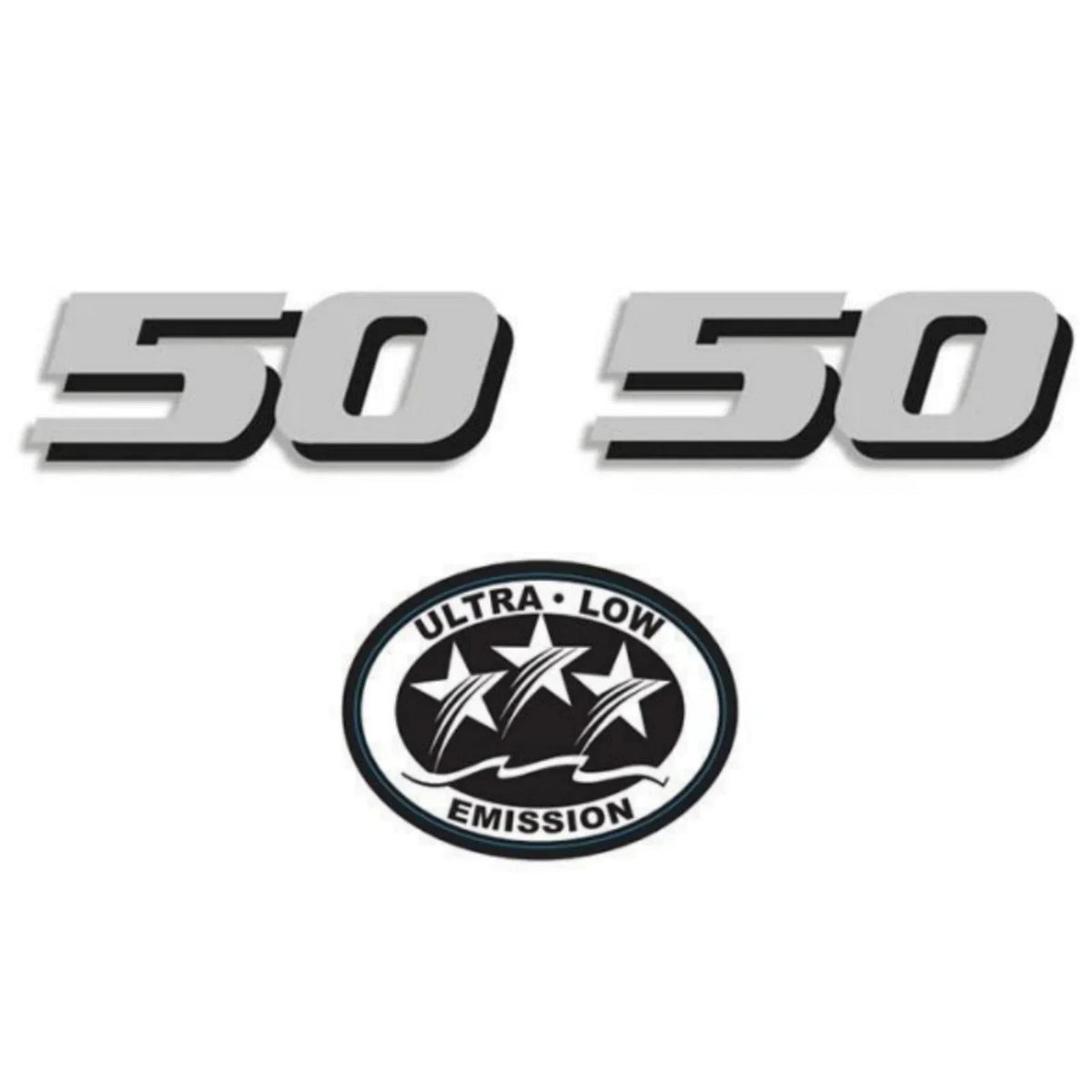 50 HP Horsepower Decal Sticker for Yamaha Outboard Engine Cover (4-Stroke)