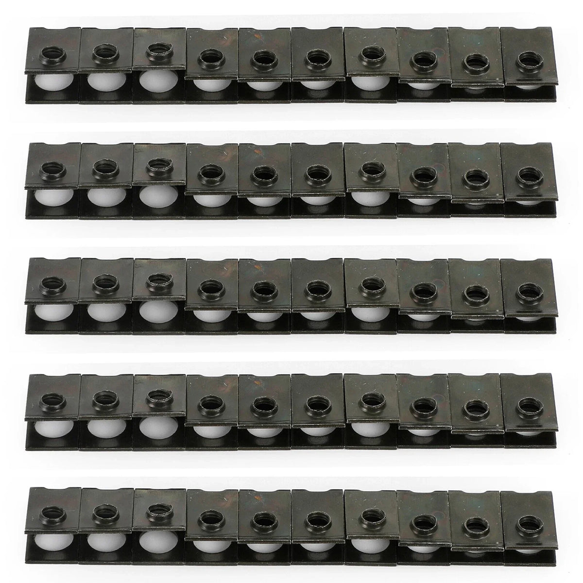 50x M5 5mm Motorcycle Fairing Spring Clips U Nut T9