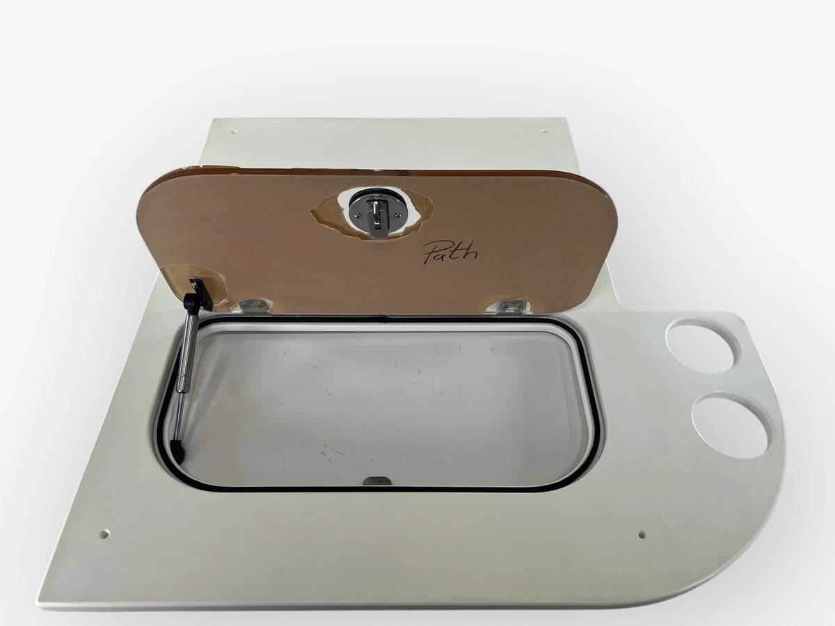 Proline Boats 29 Grand Sport, Bait Station Lid, Polar White,, 20110-50806