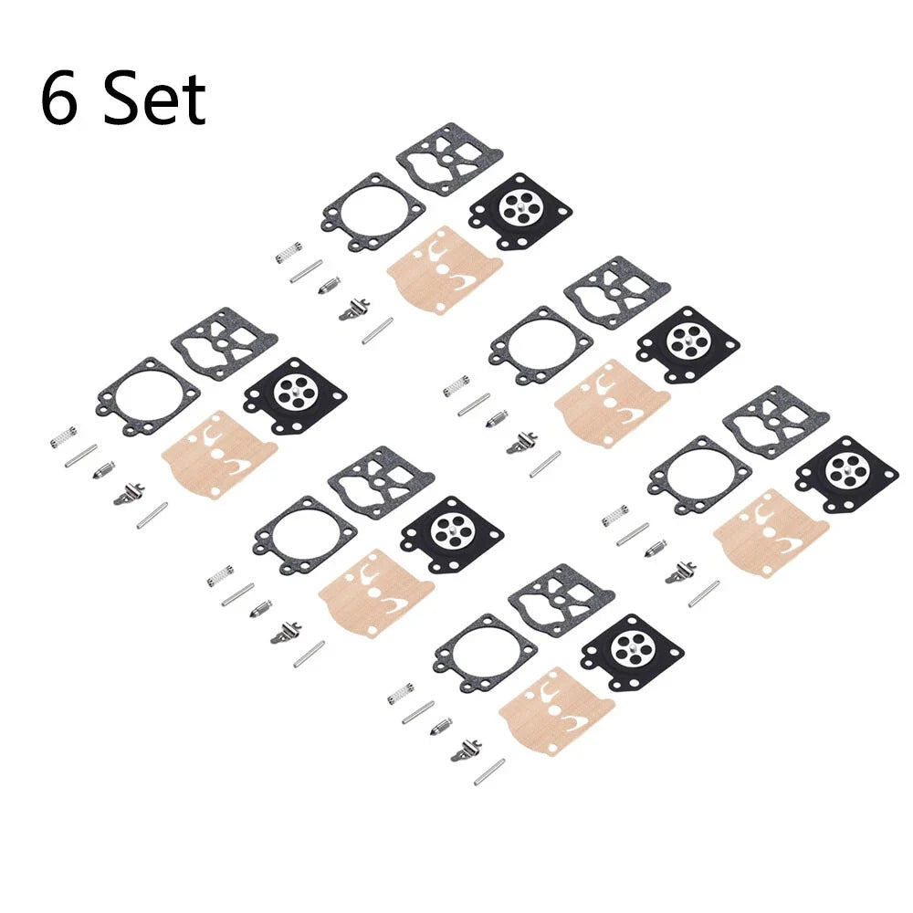Set of 6 Carburetor Repair Rebuild Kits for Stihl 021 023 MS210 MS230 Walbro K11-WAT
