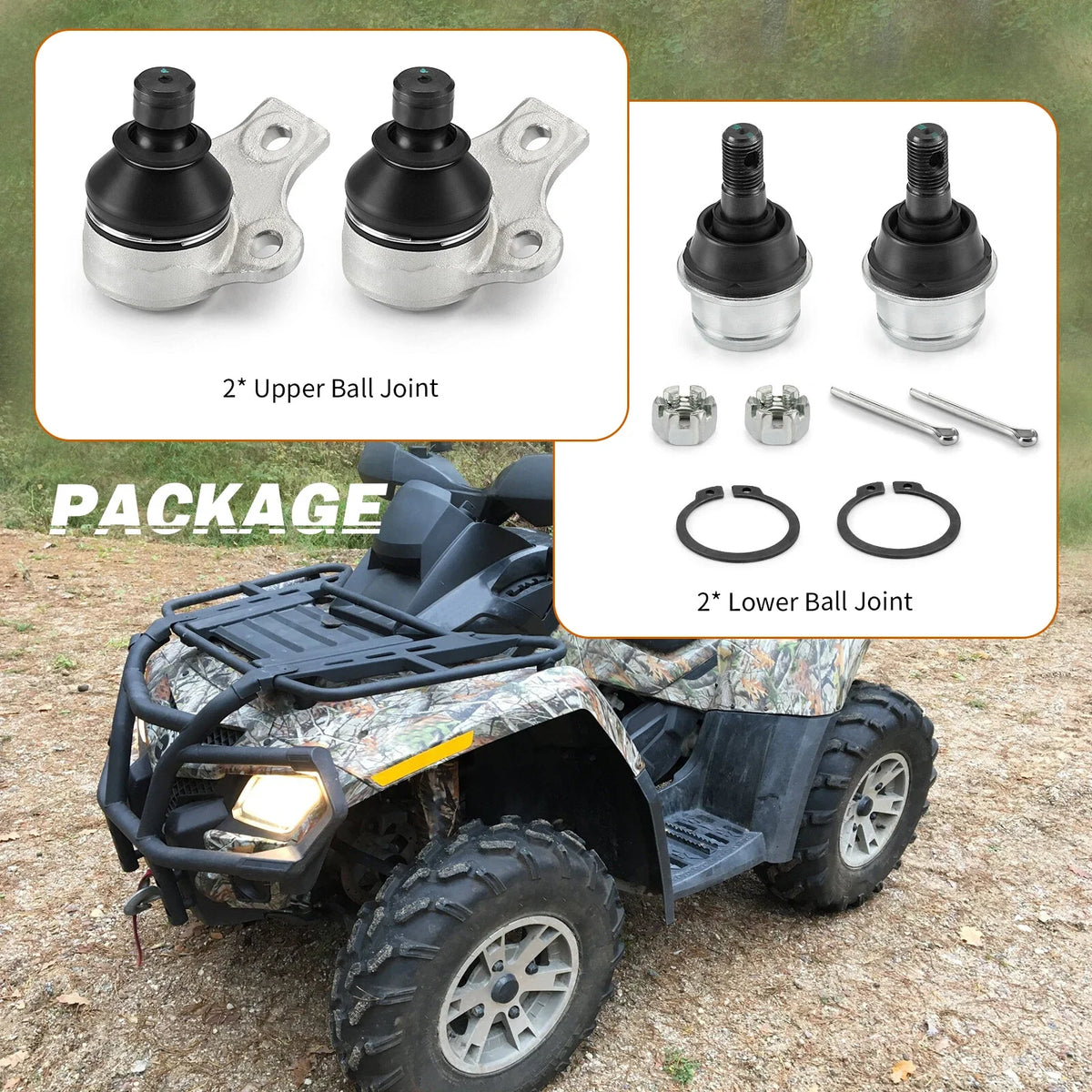 Ball Joint Kit for Can-Am Outlander 650 800 800R (706200653, 706200444)