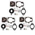 3X Carburettor Repair Kit Johnson Evinrude Outboard 20 25 28 30 35 HP Carb Kit