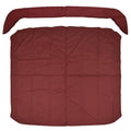 Taylor Made Boat Bimini Cover with Boot OV80309OY - 98 X 95 Inch Burgundy