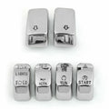 Chrome Control Switch Housing Button Cap Kit for Harley Softail (2011)