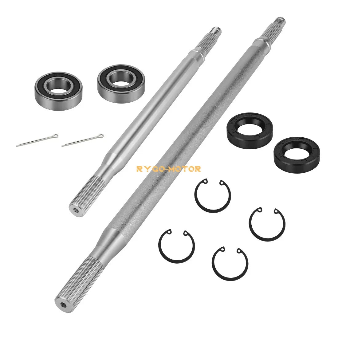 Rear Axle Shaft with Bearing Seal Kit for EZGO TXT Medalist (1994–2013)