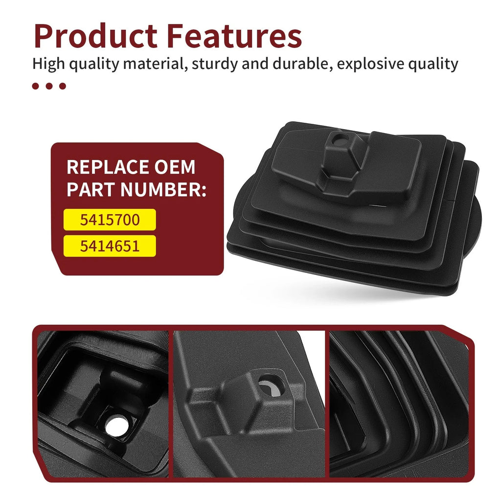 Floor Shifter Boot for Polaris RZR 900, RZR RS1 (2015–2025) 5415700, 5414651
