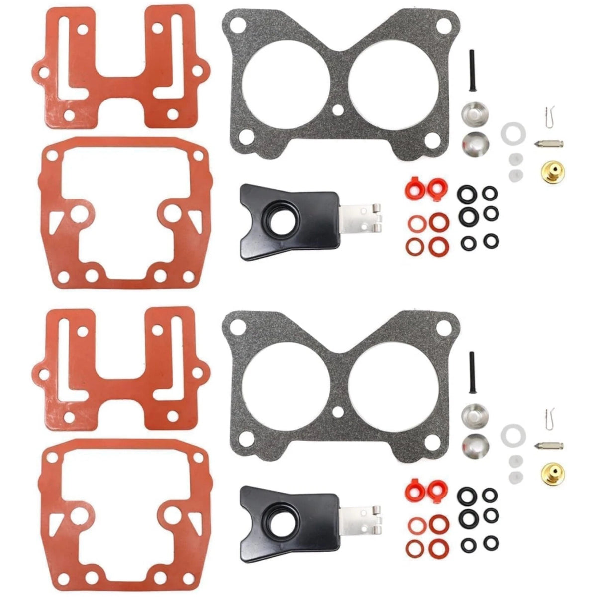 2pack Carburetor Rebuild Kit for Johnson Evinrude V6 150 155 175 185 200 235 HP