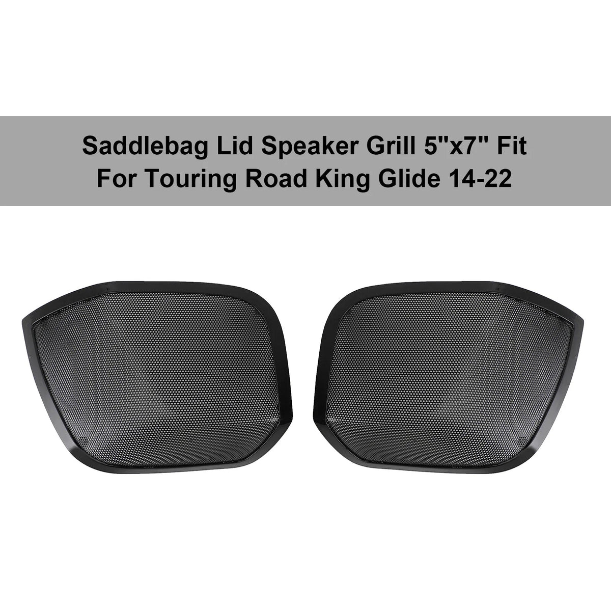 5" x 7" Saddlebag Lid Speaker Grill for Road King Touring Glide (2014–2022) T9