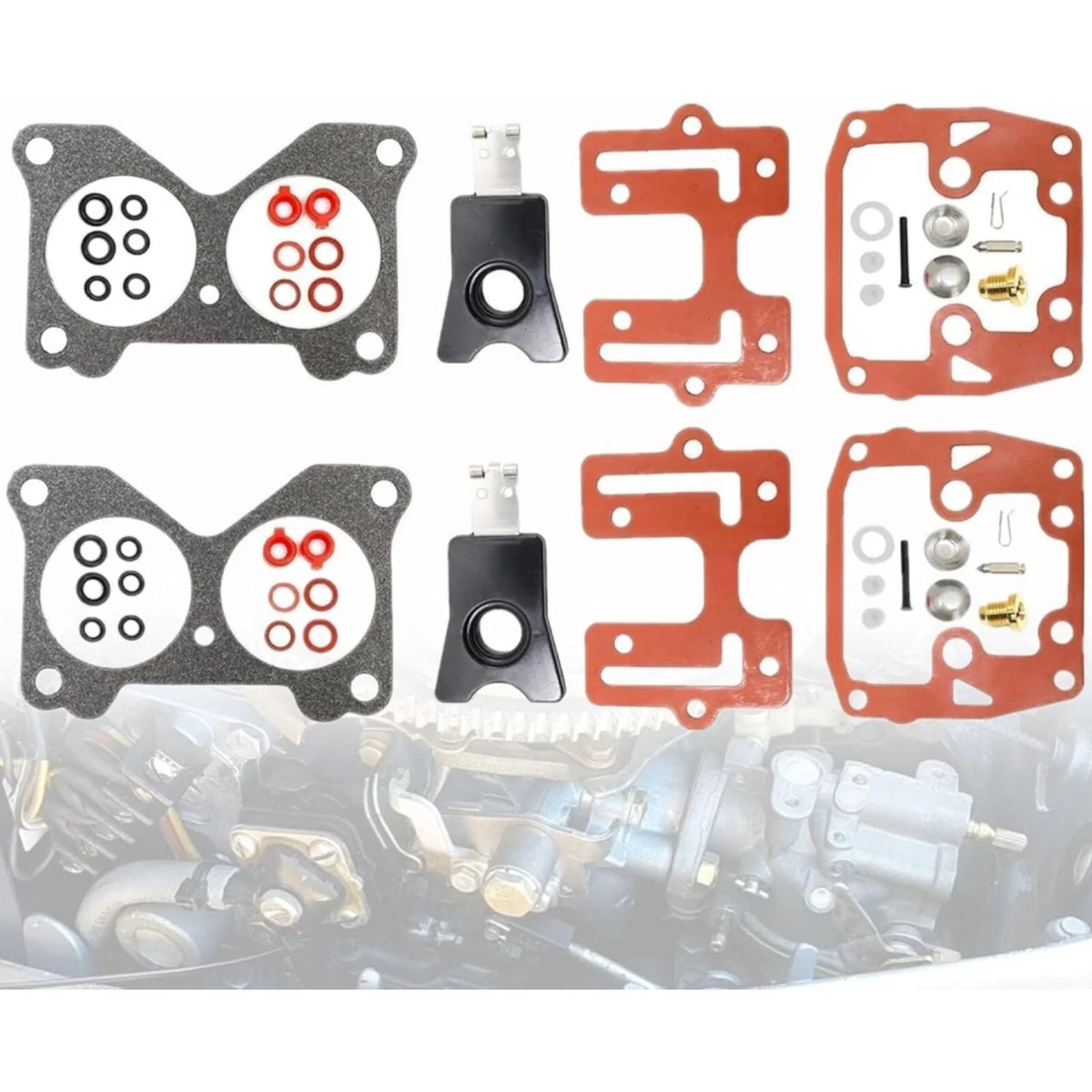 2X Carburetor Rebuild Kit for Johnson Evinrude V4 (85-140 HP)