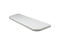 Boat Single Steps, Grooved, 17 3/4in X 6in X 3/4in, White, Poly