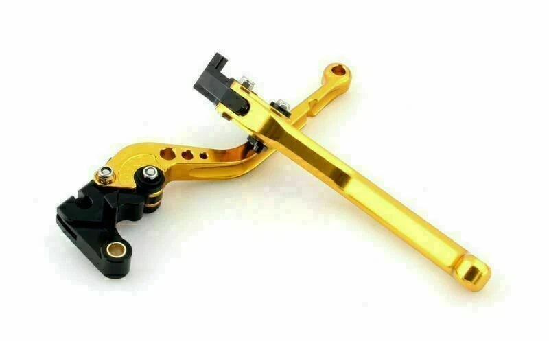 Long Brake Clutch Levers for Suzuki SV650/S BL650/V-Strom 600/750 Katana (2003–2023) Gold T9