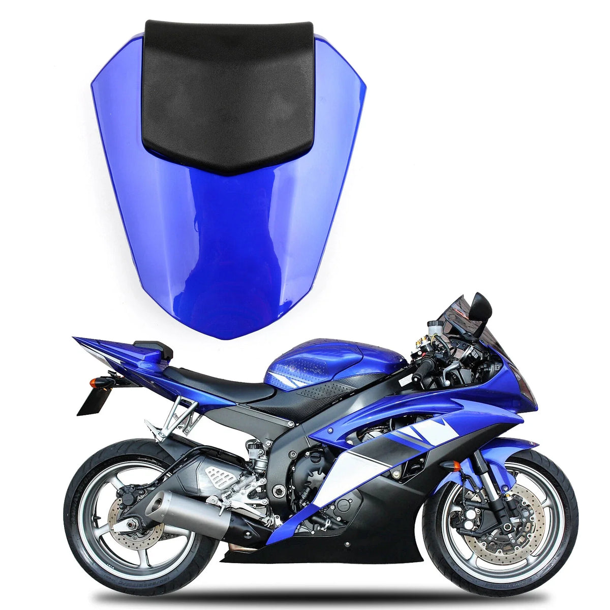 Rear Seat Cover Cowl for Yamaha R6 (2008–2016) Blue