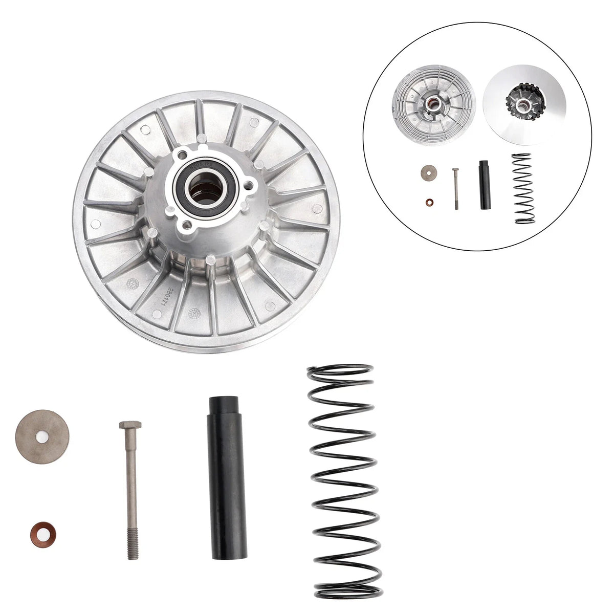 Rear Complete Clutch Variator 420280178 for Can-Am Outlander T 450 (2015–2023)
