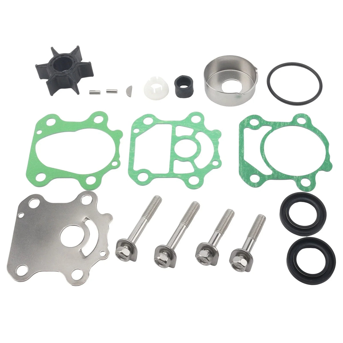 Water Pump Service Kit for Yamaha Outboard 70HP F70A (6CJ-W0078-00, 6CJ-W0078-02)