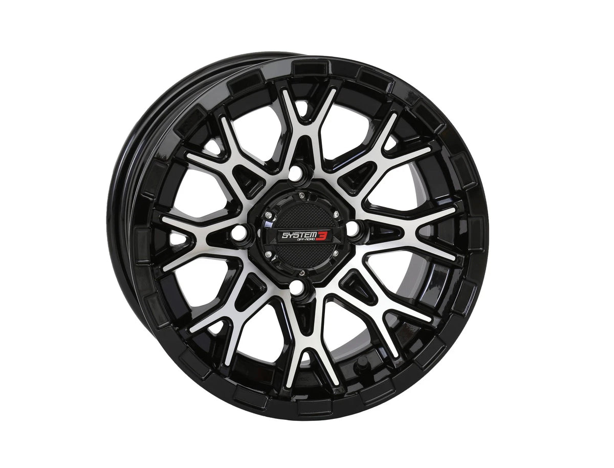 SYSTEM 3 St6 Wheel 14x7 4+3 +10mm Fit Polaris RZR 900 & XP 1000 EPS