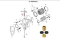 Shift Shaft Bushing Kit for Mercruiser Alpha 1 Gen II (Repl 23-806036A1)