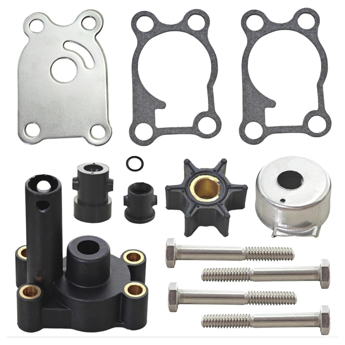 396644 Johnson Evinrude 4 4.5 6 8 HP Outboard Water Pump Rebuild Kit with Housing