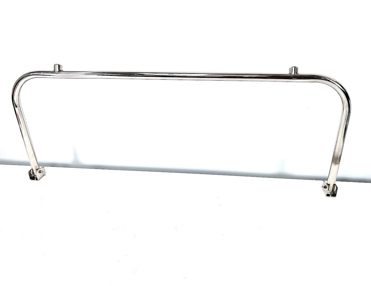 Custom Manufacturer, Boat Rail, Stainless Steel, L 43in X W 16in, Swivel Mounts