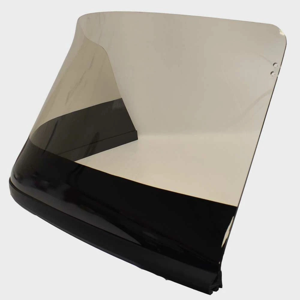 Boat Windshield - 34 1/2 X 22 3/8 X 17 5/8 Inch Smoke Plexiglass (STBD)
