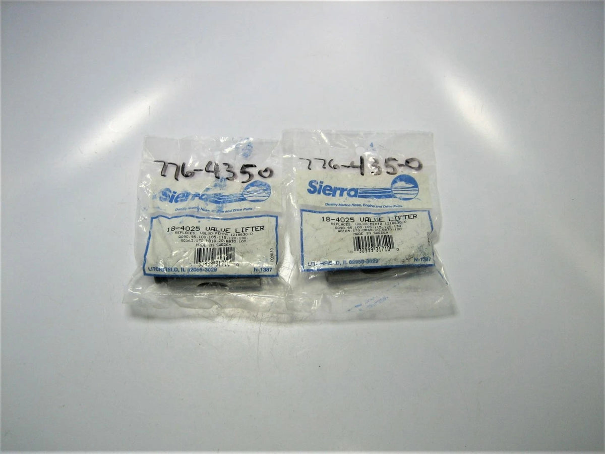 Sierra 18-4025 2 Pack Volvo Penta Sterndrive Valve Lifter *REPLACES 1218630