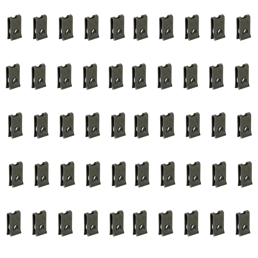 50x M5 5mm Motorcycle Fairing Spring Clips U Nut T9