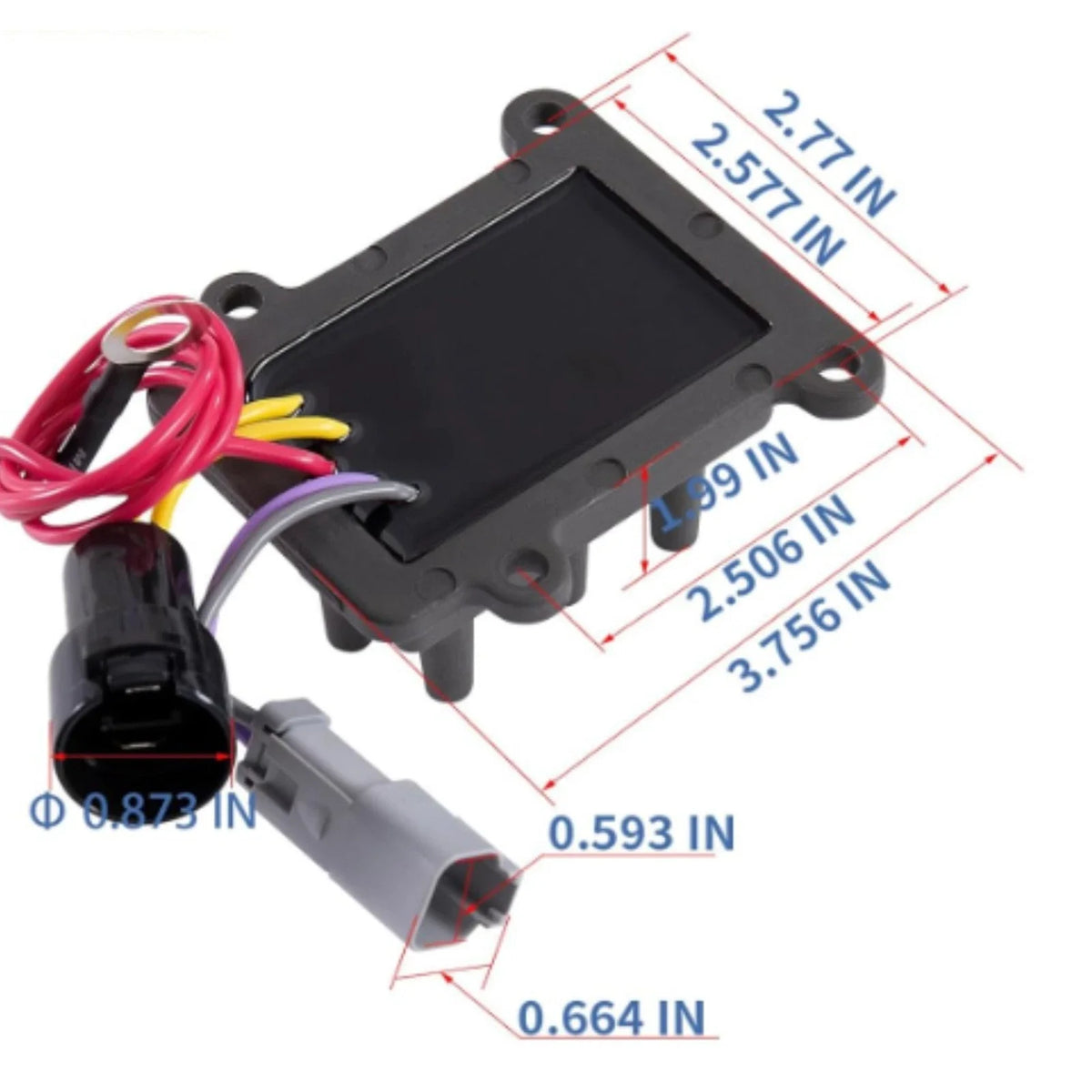 Rectifier/Regulator 35A for Johnson Evinrude OMC BRP (586048, 0586048, 18-5829, 18-5830)