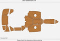 Seadek Swim Platform Cockpit Foam Teak Deck for Bryant 219 (2008)