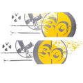 MasterCraft Boat Graphic Decal 750215 - X30 Sunrise Yellow (set of 2)