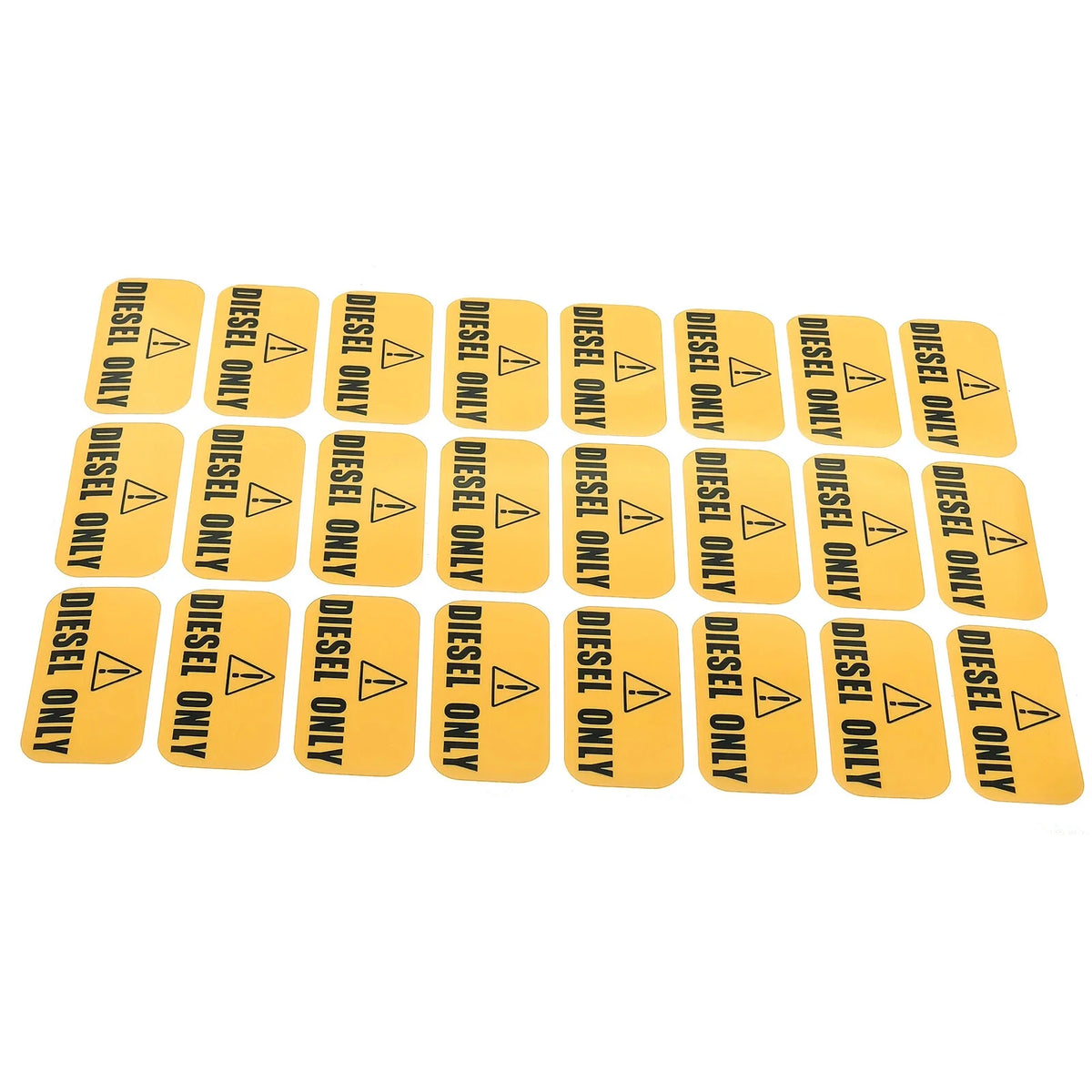 24x Diesel Only Sticker Decal for Truck Gas Tank Vinyl