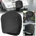 Boat Motor Cover for Outboard Engine (30-60 HP) - High Density Waterproof Black