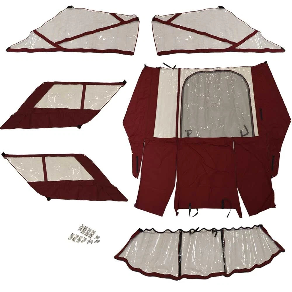 Formula Boat Curtain Kit 241730 - 316 N/A Burgundy 110522031 (6PC)