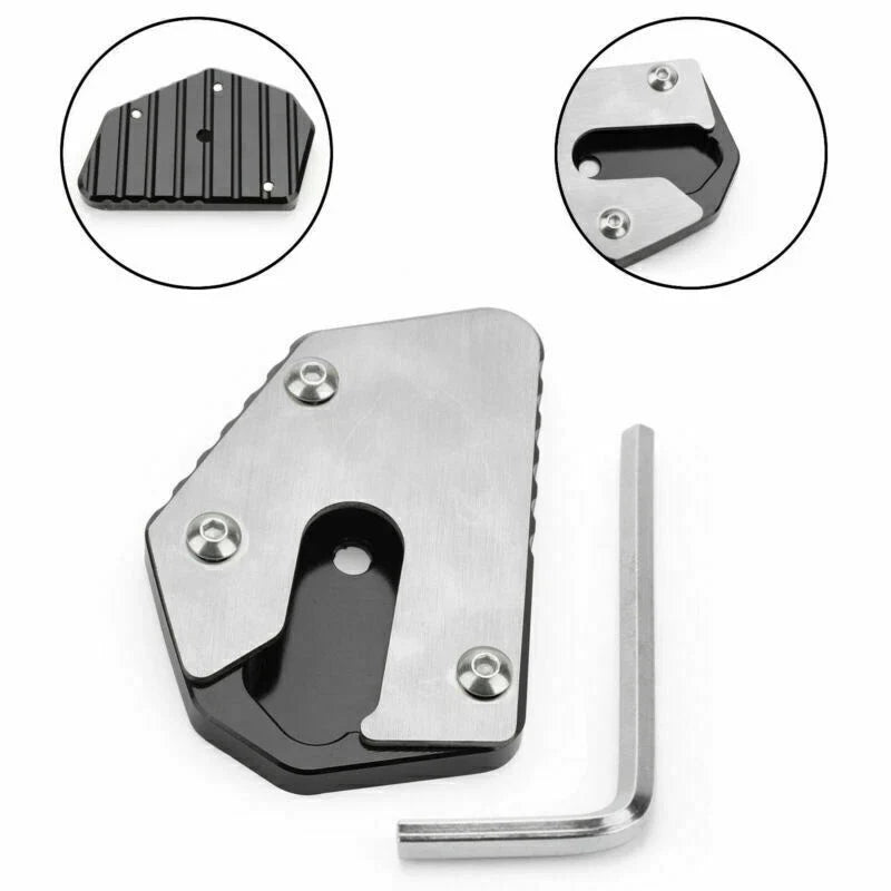 CNC Kickstand Side Stand Extension Pad for Suzuki V-Strom 650XT (2017–2019) T9