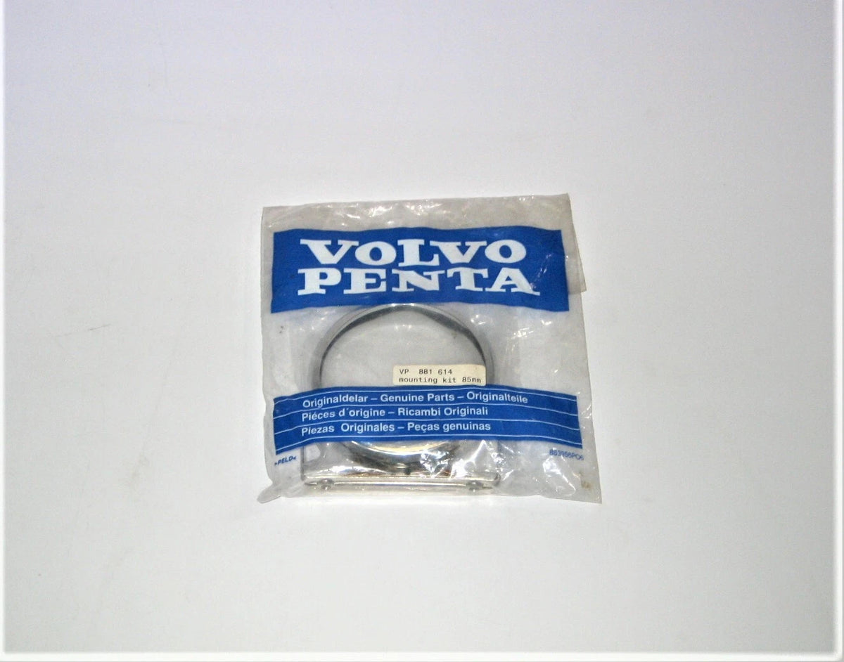 Volvo Penta 881614 Marine D Series OEM 85mm Chrome Bezel Brace Mounting Kit