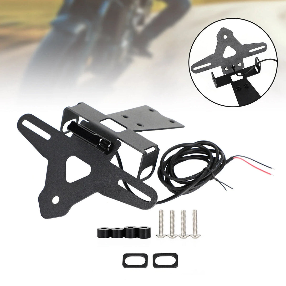 License Plate Holder Frame Bracket for Honda CBR500R (2019–2021) T9