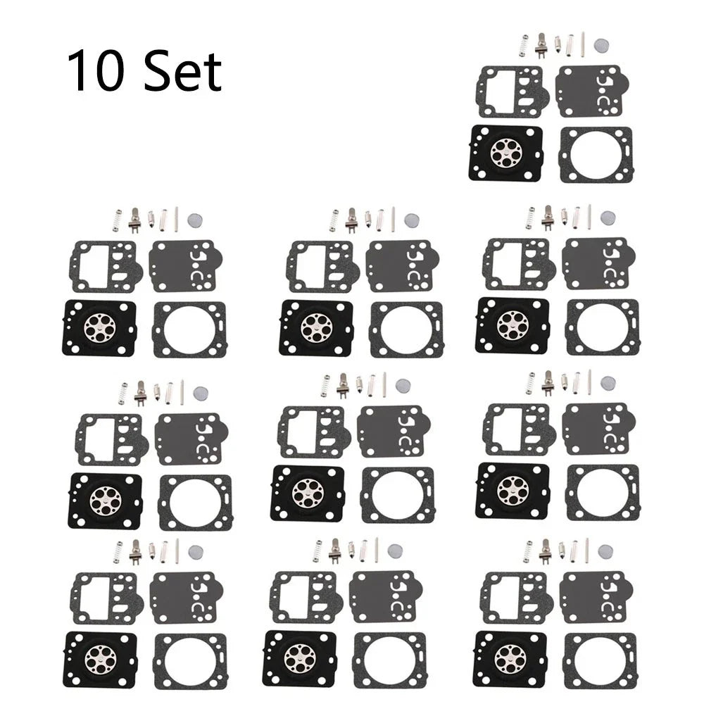 Set of 10 Carburetor Diaphragm Kit for Husqvarna 235 236 240 435 (RB-149)