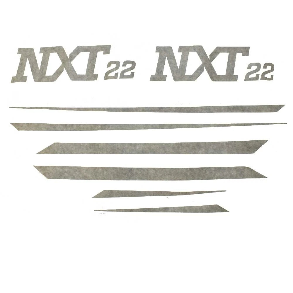 MasterCraft Boat Brand Decals 7501606 - NXT22 Charcoal Gray (8 PC)