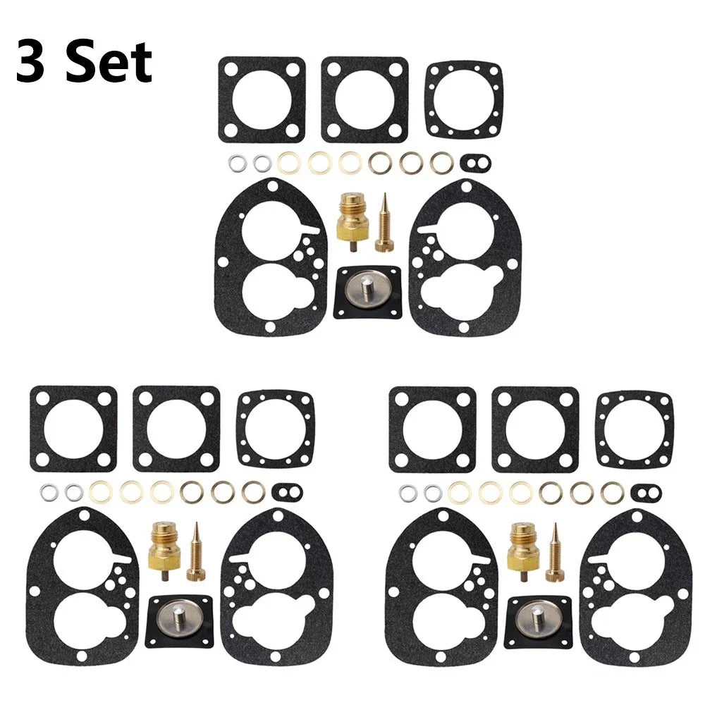 3X Carburetor Repair Rebuild Kit for Volvo Penta AQ BB (856472)