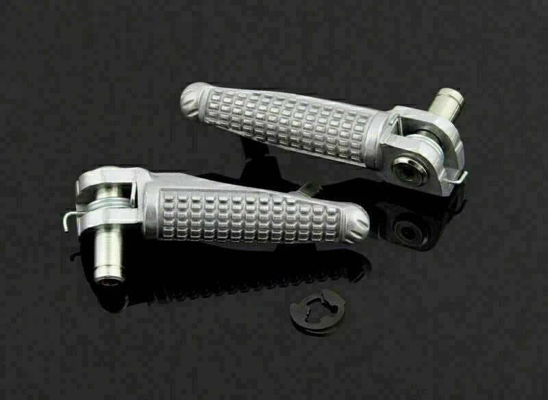 Front Bracket Footrest Footpeg Set for Kawasaki ZX6R ZX10R (2003–2012)