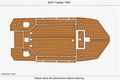 EVA Pad Teak Deck Faux Flooring Mat for Tracker 1564 (2023)