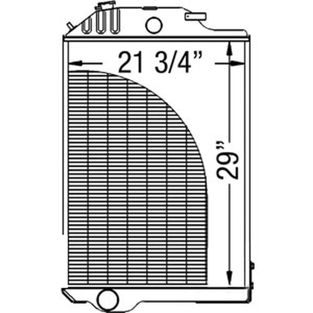 Radiator AR61884 Fits John Deere 4630