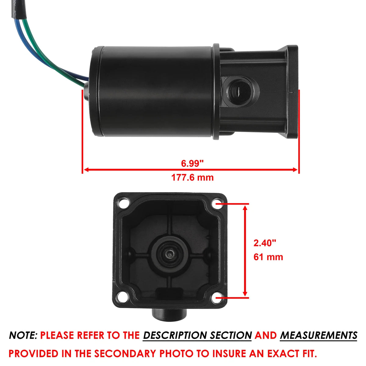 Tilt Trim Motor for Mercury Mariner 150Hp (1992–1994)