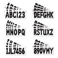 Black Sticker Decals A-Z Letters 0-9 Numbers for Boats Power Watercraft Vehicles