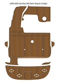 EVA Foam Teak Deck Flooring Mat for Sea Ray 340 Sundancer (2000)