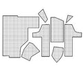 A-1105CFK Cab Foam Kit with Headliner Fits Massey Ferguson 1085, 1105, 1135