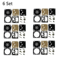 6X Carburetor Diaphragm Kit for Dolmar PS630 PS6400 PS7300 PS7900 RB-201