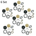 Set of 6 Carburetor Rebuild Kits for Stihl TS350 TS360 (RK-83HL)