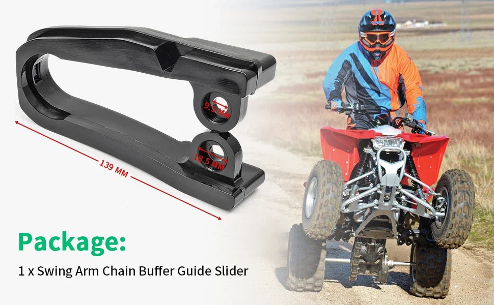 Swingarm Chain Buffer Guide Slider for Honda TRX400X TRX400EX (2004–2009) 52170HN1000