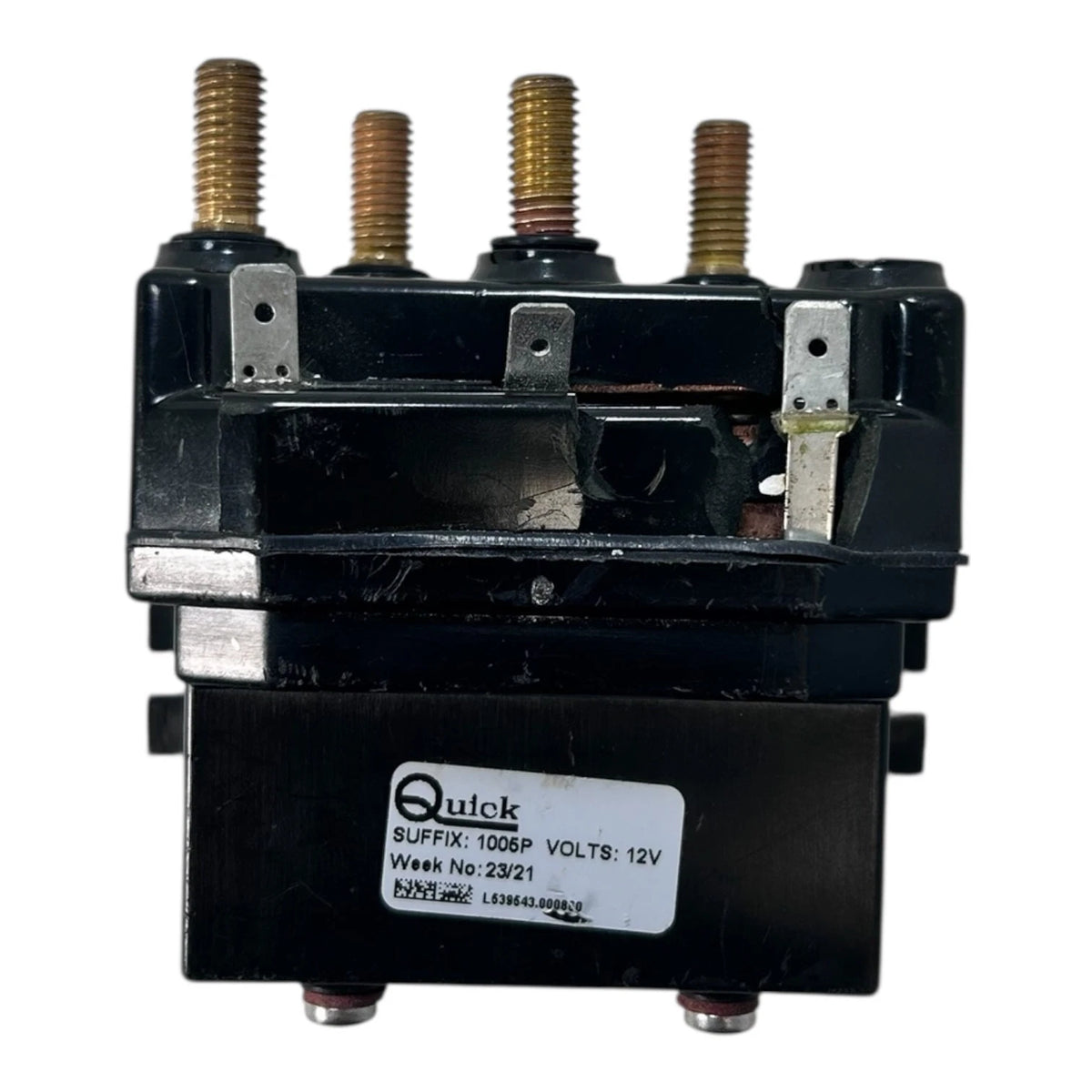 Quick Marine 1005P, 4 Pole Windlass Solenoid 12V - ( Damaged - for Parts )